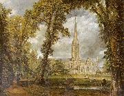John Constable Salisbury Cathedral by John Constable Spain oil painting artist